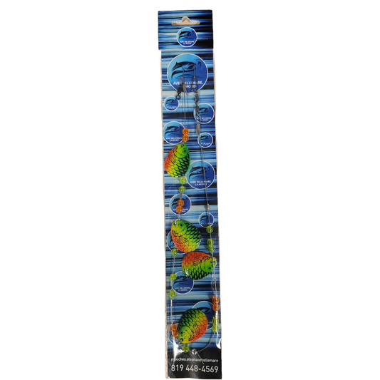 Chapelet de Pêche à la Truite Arc-en-Ciel et Mouchetée