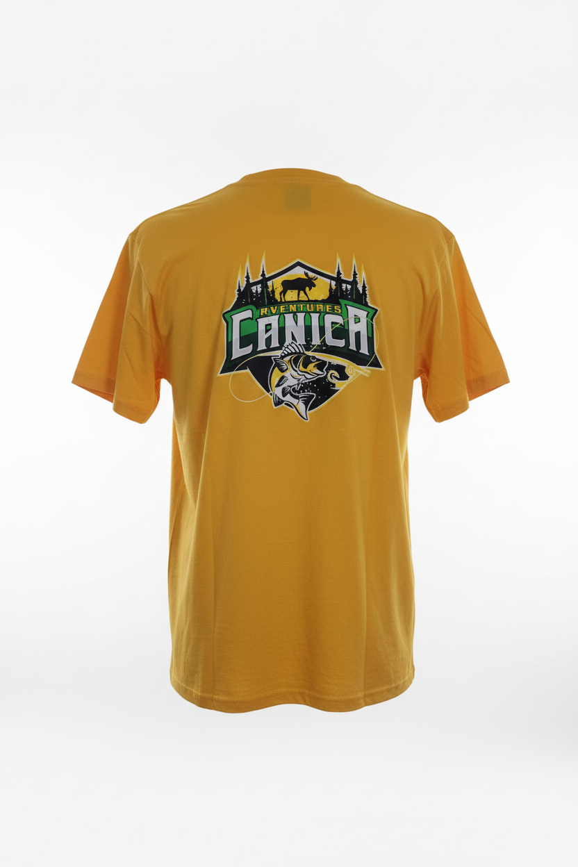 T-shirt Aventures Canica 2025 (Jaune)