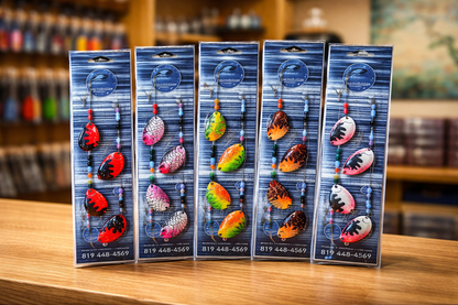 Chapelet de Pêche à la Truite Arc-en-Ciel et Mouchetée