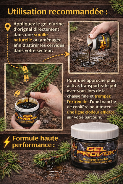 GEL PROVOK Chevreuil  (Mâle)